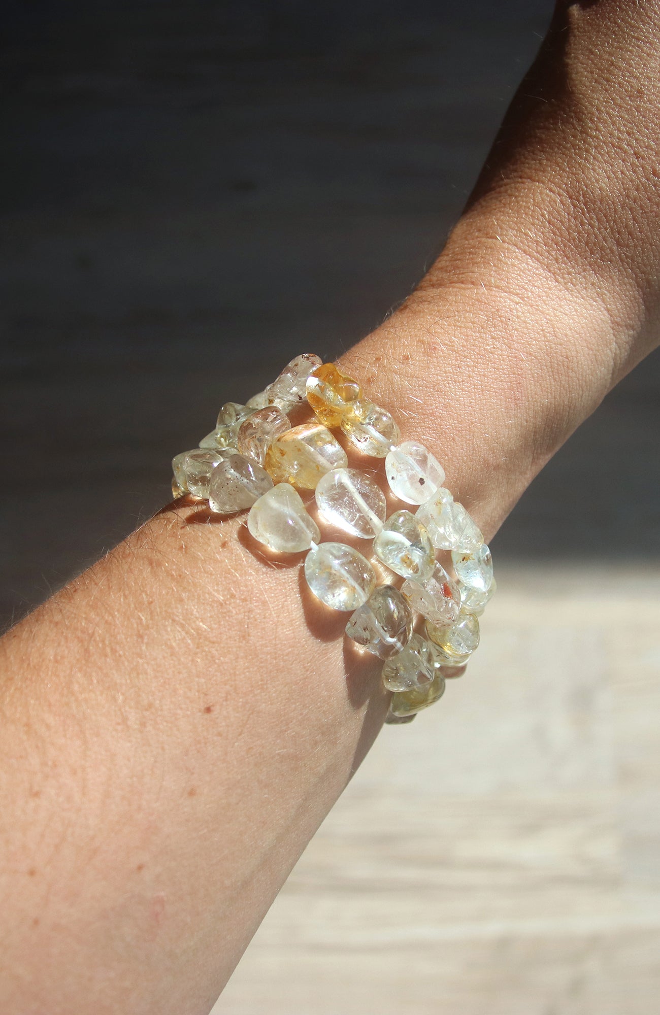 Imperial Topaz Tumbled Stone Bracelet